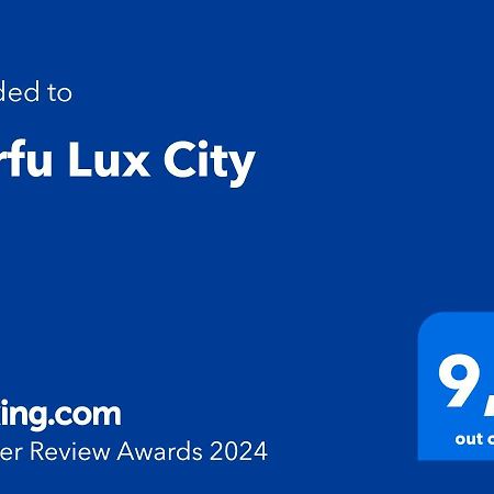 Ferienwohnung Corfu Lux City Exterior foto